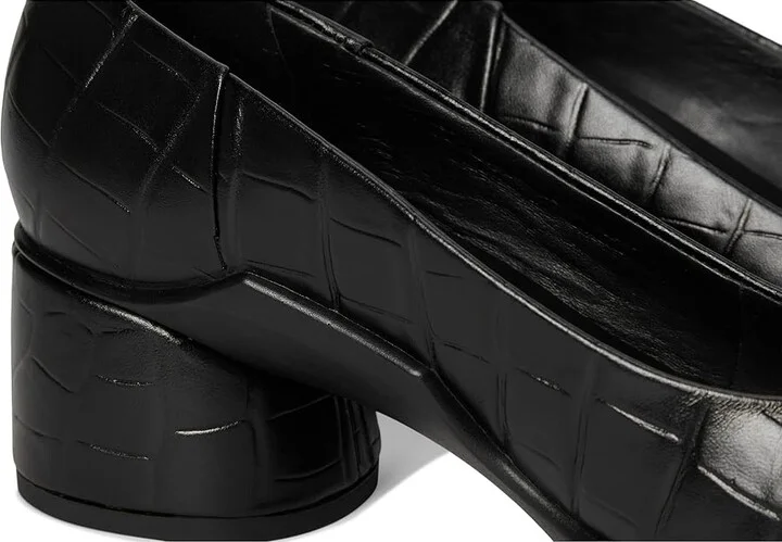 ECCO Sculpted Luxury 35MM Modern Pump High Heels Black Reptile Print : EU 41 (US Women's 10-10.5) M, Leather - Image 7