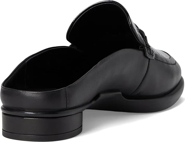 ECCO Sculpted Luxury Braided Mule Women's Flat Shoes Black/Black Patent : EU 36 (US Women's 5-5.5) M, Leather - Image 4