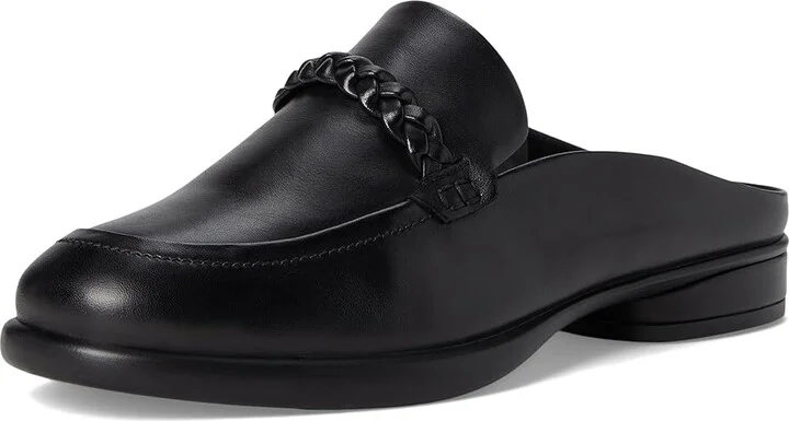 ECCO Sculpted Luxury Braided Mule Women's Flat Shoes Black : EU 41 (US Women's 10-10.5) M, Leather - Image 5