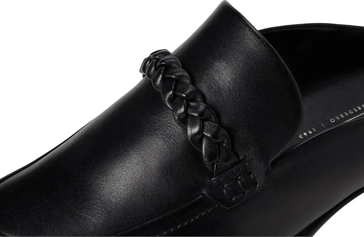 ECCO Sculpted Luxury Braided Mule Women's Flat Shoes Black : EU 41 (US Women's 10-10.5) M, Leather - Image 7