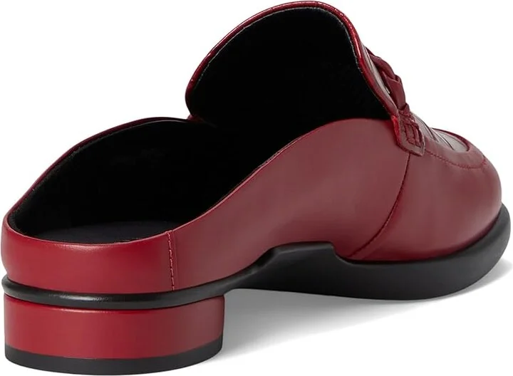 ECCO Sculpted Luxury Braided Mule Women's Flat Shoes Brick/Brick : EU 35 (US Women's 4-4.5) M, Leather - Image 4