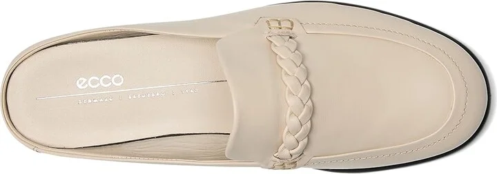 ECCO Sculpted Luxury Braided Mule Women's Flat Shoes Limestone : EU 41 (US Women's 10-10.5) M, Leather - Image 2