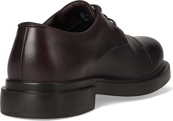 ECCO Seoul Plain Toe Oxford Men's Lace Up Wing Tip Shoes Mocha : EU 40 (US Men's 6-6.5) M, Leather - Image 4