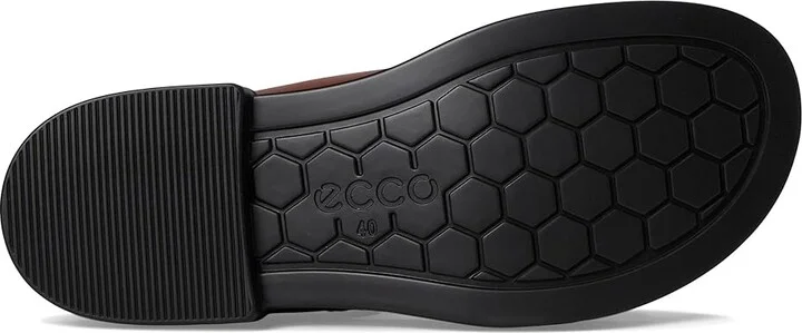 ECCO Seoul Toe Post Ring Ornament Slide Sandals Women's Wedge Shoes Amber : EU 37 (US Women's 6-6.5) B - Medium, Leather - Image 3