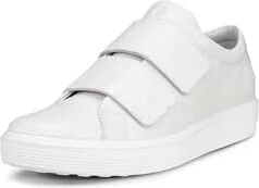 ECCO Soft 60 Premium 2 Strap Women's Shoes White : EU 39 (US Women's 8-8.5) M, Synthetic