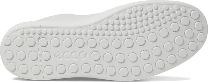ECCO Soft 60 Premium High-Top Sneakers Men's Shoes White Pebbled Leather : EU 45 (US Men's 11-11.5) M - Image 3