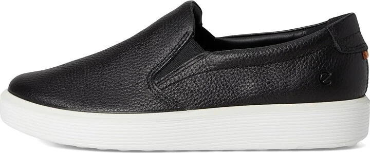 ECCO Soft 60 Premium Slip-On Sneaker Women's Shoes Black : EU 37 (US Women's 6-6.5) M, Leather - Image 6