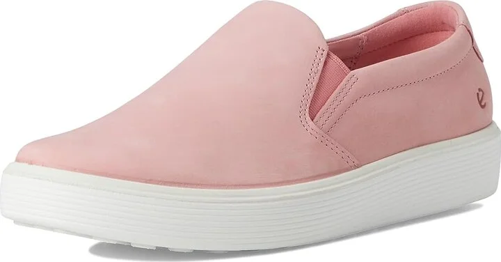 ECCO Soft 60 Premium Slip-On Sneaker Women's Shoes Old Rose : EU 39 (US Women's 8-8.5) M, Leather - Image 5
