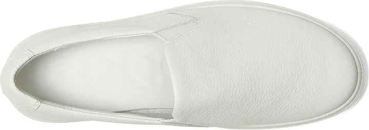 ECCO Soft 60 Premium Slip-On Sneaker Women's Shoes White : EU 36 (US Women's 5-5.5) M, Leather - Image 2