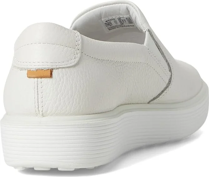 ECCO Soft 60 Premium Slip-On Sneaker Women's Shoes White : EU 36 (US Women's 5-5.5) M, Leather - Image 4