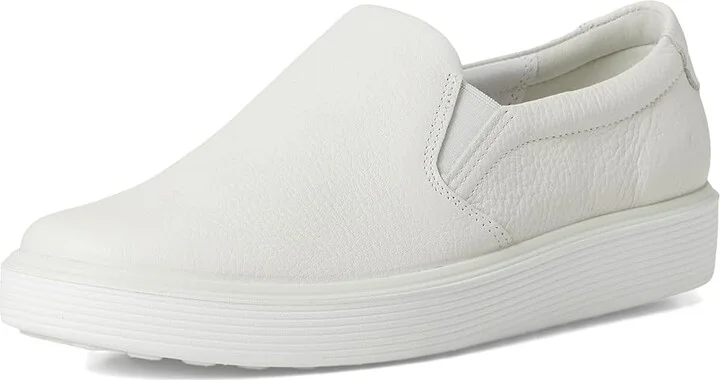 ECCO Soft 60 Premium Slip-On Sneaker Women's Shoes White : EU 36 (US Women's 5-5.5) M, Leather - Image 5
