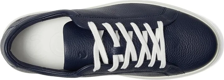 ECCO Soft 60 Premium Sneaker Men's Shoes Marine : EU 43 (US Men's 9-9.5) D - Medium, Leather - Image 2