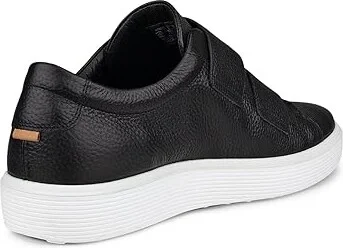 ECCO Soft 60 Premium Two Strap Sneaker Men's Shoes Black : EU 47 (US Men's 13-13.5) D - Medium, Leather - Image 3