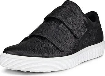 ECCO Soft 60 Premium Two Strap Sneaker Men's Shoes Black : EU 47 (US Men's 13-13.5) D - Medium, Leather