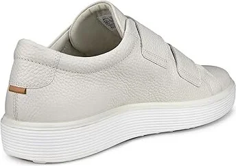 ECCO Soft 60 Premium Two Strap Sneaker Men's Shoes White : EU 39 (US Men's 5-5.5) D - Medium, Leather - Image 3