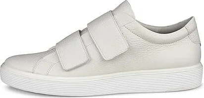 ECCO Soft 60 Premium Two Strap Sneaker Men's Shoes White : EU 39 (US Men's 5-5.5) D - Medium, Leather - Image 4