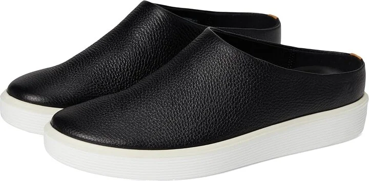 ECCO Soft 60 Slide Clog Women's Shoes Black : EU 36 (US Women's 5-5.5) M, Leather