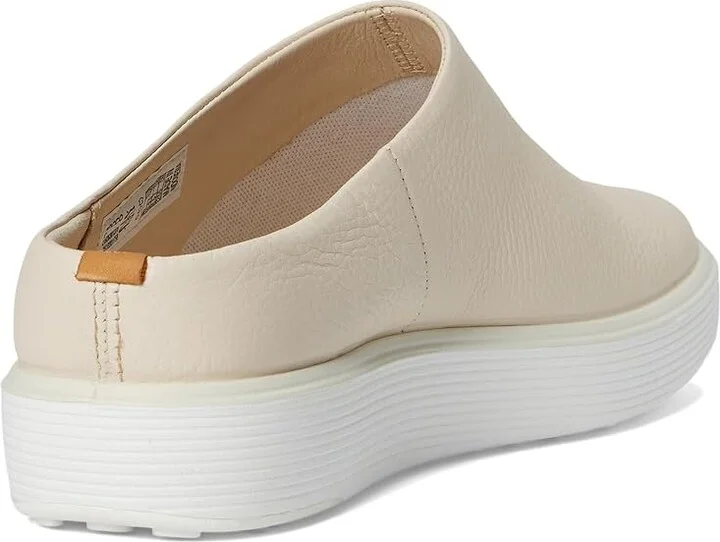 ECCO Soft 60 Slide Clog Women's Shoes Limestone : EU 41 (US Women's 10-10.5) M, Leather - Image 4