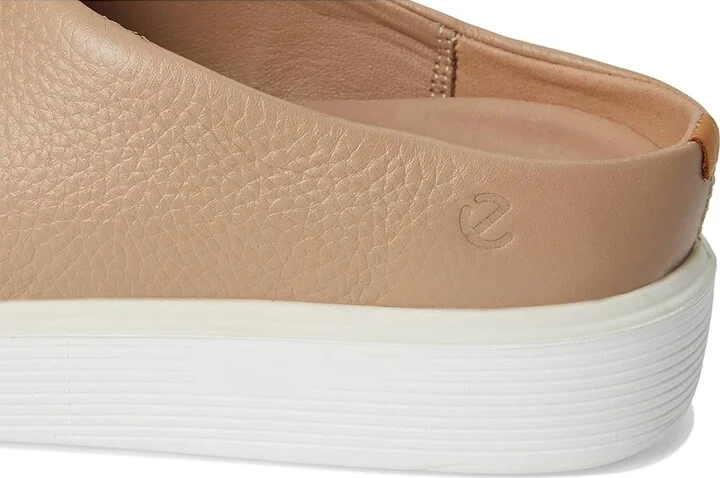 ECCO Soft 60 Slide Clog Women's Shoes Nude : EU 39 (US Women's 8-8.5) M, Leather - Image 7
