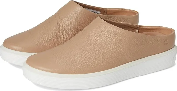 ECCO Soft 60 Slide Clog Women's Shoes Nude : EU 39 (US Women's 8-8.5) M, Leather