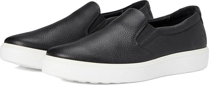 ECCO Soft 60 Slip-On Sneaker Men's Shoes Black : EU 39 (US Men's 5-5.5) M, Leather