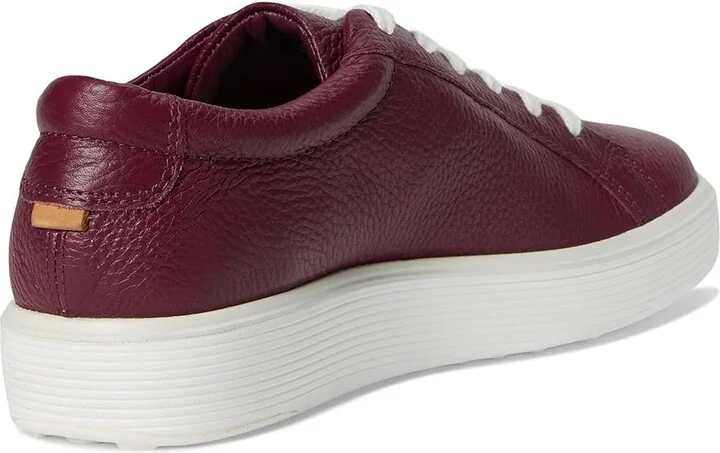 ECCO Soft 60 Sneaker Women's Dress Flat Shoes Dark Ruby : EU 36 (US Women's 5-5.5) M, Leather - Image 4