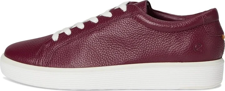 ECCO Soft 60 Sneaker Women's Dress Flat Shoes Dark Ruby : EU 36 (US Women's 5-5.5) M, Leather - Image 6