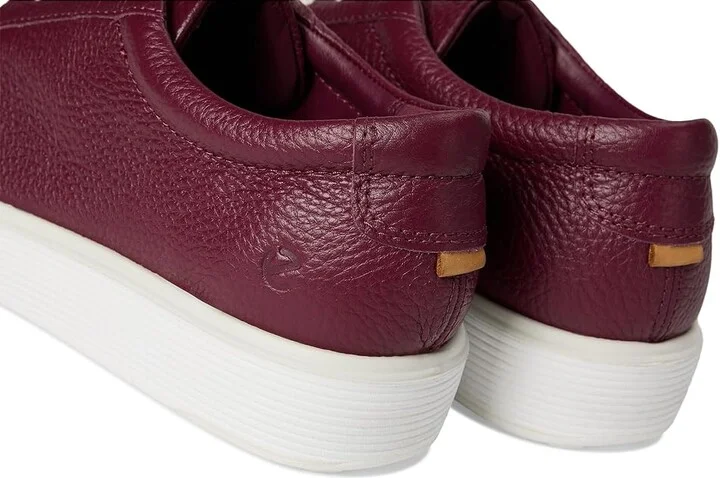 ECCO Soft 60 Sneaker Women's Dress Flat Shoes Dark Ruby : EU 36 (US Women's 5-5.5) M, Leather - Image 7