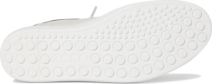 ECCO Soft 60 Sneaker Women's Dress Flat Shoes White/White/Pure Silver : EU 41 (US Women's 10-10.5) M, Leather - Image 3