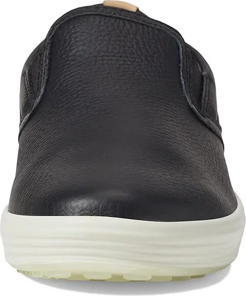 ECCO Soft 7 Casual Slip-On Sneaker Women's Shoes Black/Powder : EU 36 (US Women's 5-5.5) M, Leather - Image 5