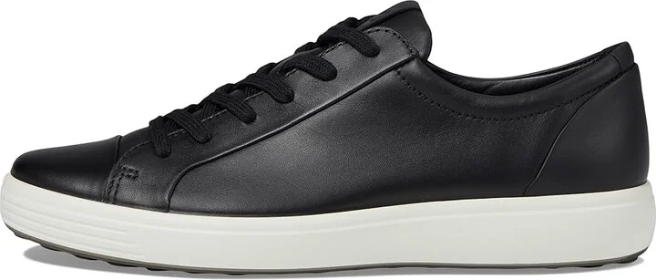 ECCO Soft 7 City Sneaker Men's Shoes Black Cow Leather : EU 41 (US Men's 7-7.5) M - Image 6