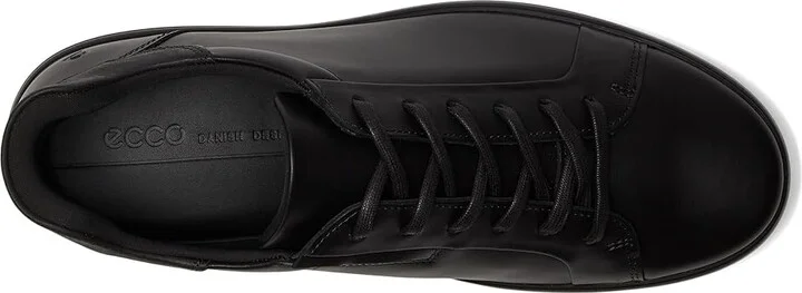 ECCO Soft 7 Easy Slip Sneaker Men's Shoes Black/Black Nubuck : EU 43 (US Men's 9-9.5) M, Leather - Image 2