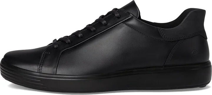 ECCO Soft 7 Easy Slip Sneaker Men's Shoes Black/Black Nubuck : EU 43 (US Men's 9-9.5) M, Leather - Image 6