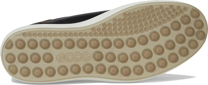 ECCO Soft 7 Easy Slip Sneaker Men's Shoes Black/Cognac : EU 44 (US Men's 10-10.5) M, Leather - Image 3