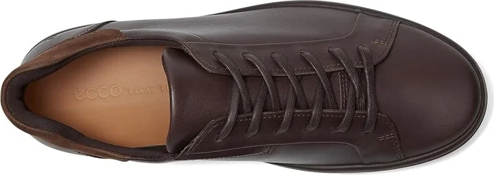 ECCO Soft 7 Easy Slip Sneaker Men's Shoes Mocha/Cocoa Brown Nubuck : EU 40 (US Men's 6-6.5) M, Leather - Image 2