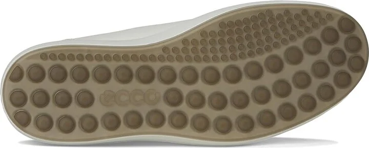 ECCO Soft 7 Easy Slip Sneaker Men's Shoes White/Lion : EU 41 (US Men's 7-7.5) M, Leather - Image 3