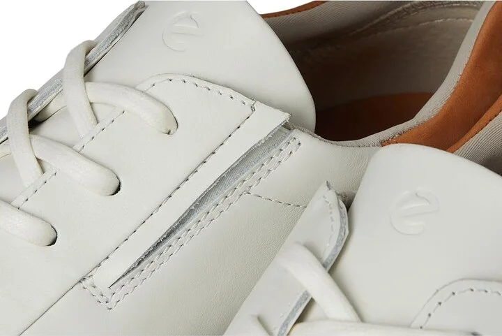 ECCO Soft 7 Easy Slip Sneaker Men's Shoes White/Lion : EU 41 (US Men's 7-7.5) M, Leather - Image 7