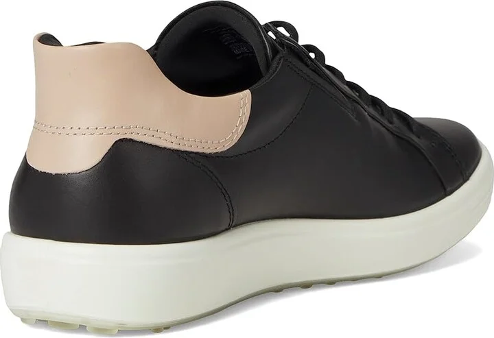 ECCO Soft 7 Easy Slip Sneaker Women's Shoes Black/Rose Dust : EU 39 (US Women's 8-8.5) M, Leather - Image 4