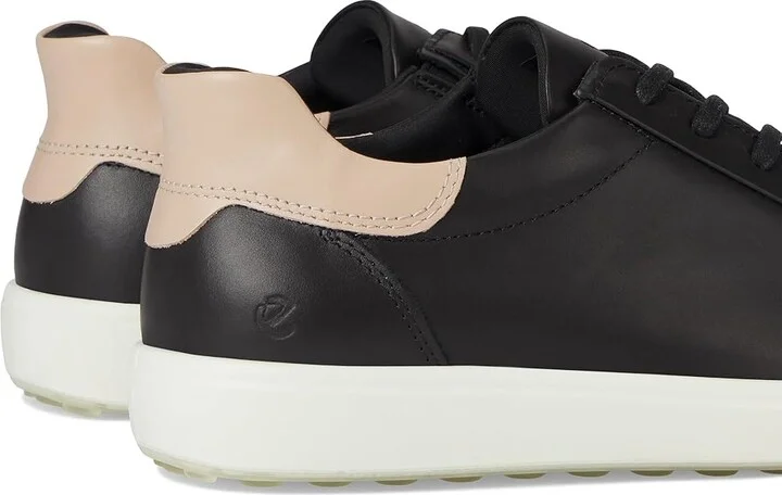 ECCO Soft 7 Easy Slip Sneaker Women's Shoes Black/Rose Dust : EU 39 (US Women's 8-8.5) M, Leather - Image 7