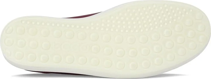 ECCO Soft 7 Easy Slip Sneaker Women's Shoes Dark Ruby/Red Plum Nubuck : EU 35 (US Women's 4-4.5) M, Leather - Image 3