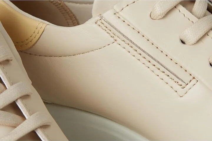 ECCO Soft 7 Easy Slip Sneaker Women's Shoes Limestone/Straw : EU 42 (US Women's 11-11.5) M, Leather - Image 7