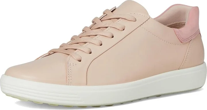 ECCO Soft 7 Easy Slip Sneaker Women's Shoes Rose Dust/Old Rose : EU 42 (US Women's 11-11.5) M, Leather - Image 5