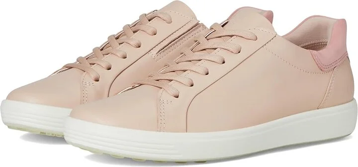 ECCO Soft 7 Easy Slip Sneaker Women's Shoes Rose Dust/Old Rose : EU 42 (US Women's 11-11.5) M, Leather