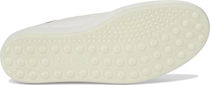 ECCO Soft 7 Easy Slip Sneaker Women's Shoes White/Pure Silver : EU 36 (US Women's 5-5.5) M, Leather - Image 3