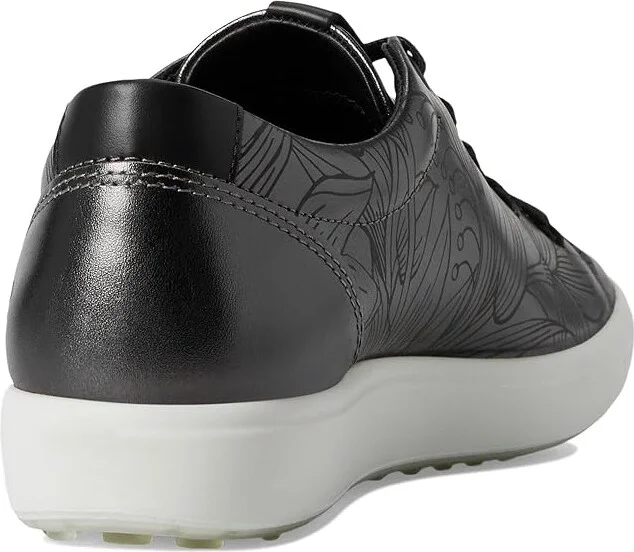 ECCO Soft 7 Floral Sneaker Women's Shoes Silver Metallic Floral : EU 36 (US Women's 5-5.5) M, Leather - Image 4
