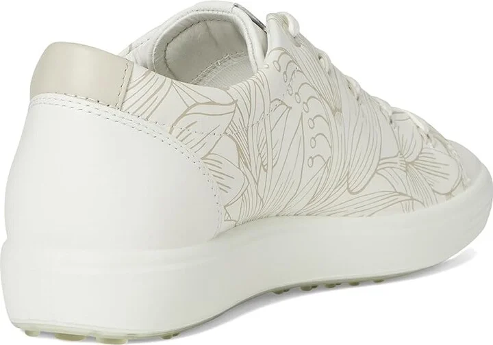 ECCO Soft 7 Floral Sneaker Women's Shoes White Floral : EU 35 (US Women's 4-4.5) M, Leather - Image 4