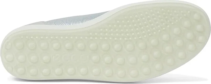 ECCO Soft 7 Floral Women's Shoes Pure Silver/Concrete : EU 41 (US Women's 10-10.5) M, Leather - Image 3