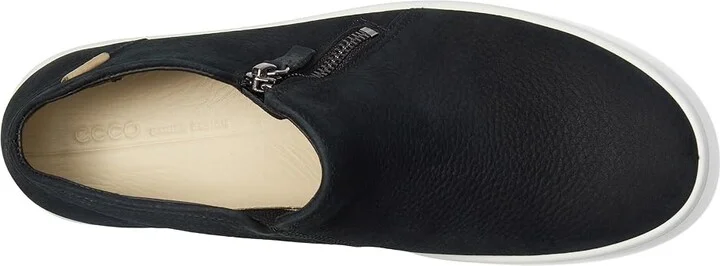 ECCO Soft 7 Low Cut Zip Bootie Women's Shoes Black : EU 35 (US Women's 4-4.5) M, Leather - Image 2