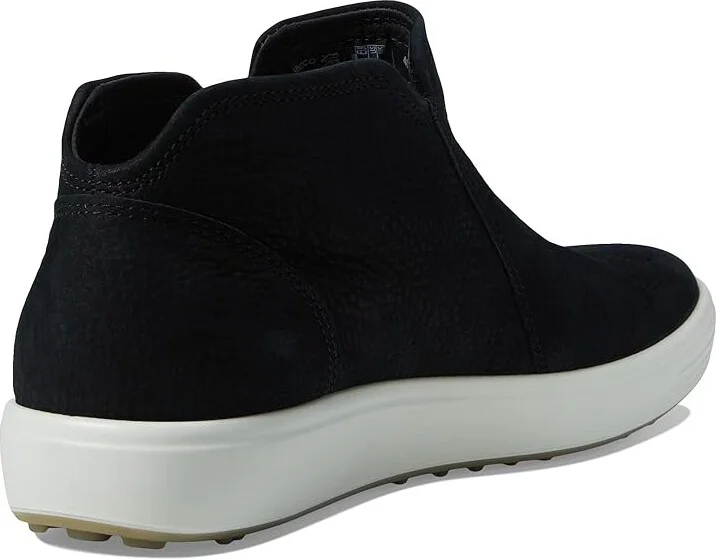ECCO Soft 7 Low Cut Zip Bootie Women's Shoes Black : EU 35 (US Women's 4-4.5) M, Leather - Image 4