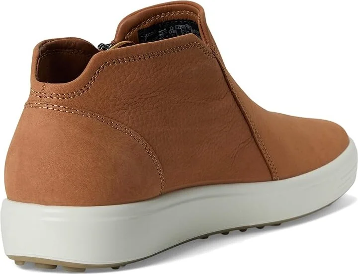 ECCO Soft 7 Low Cut Zip Bootie Women's Shoes Cashmere : EU 35 (US Women's 4-4.5) M, Leather - Image 4